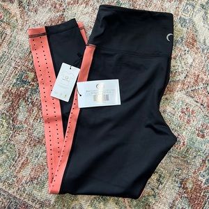 Zyia Active Black coral ventilation light n tight Hi-rise 7/8 24” RC size 8-10